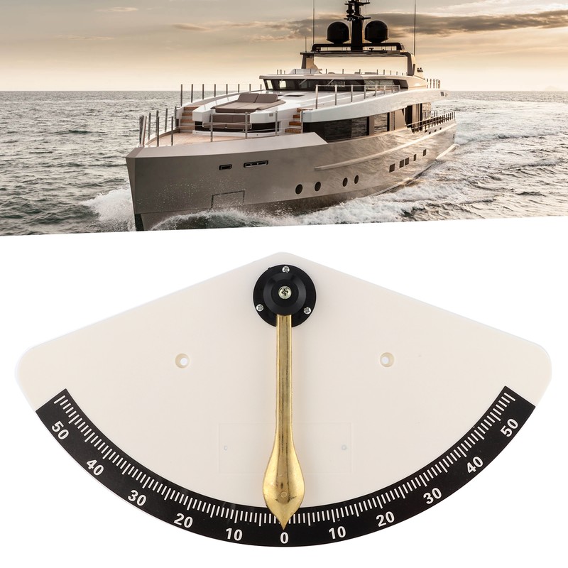 Marine Clinometer Level Inclinometer Angle Finder Instrument for Ships Boats