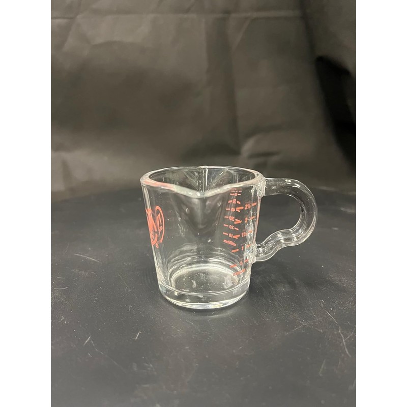 Rattleware 3 oz Espresso Shot Glass Pitcher with Pink Marking–