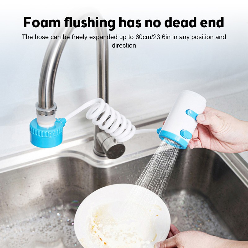 Swivel Sink Faucet Extender 3 Mode Splash Water Extension Kitchen