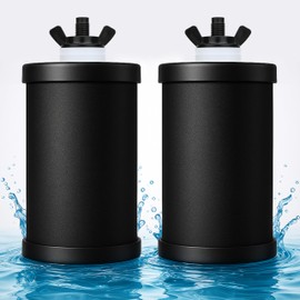 2387 Pro Filter Replacement Compatible with Alexapure 2387 Pro Filter Replacement, 5000 Gallon Throughput Capacity, First Choice for Outdoor Camping, Emergency Water, etc.-2 Pack