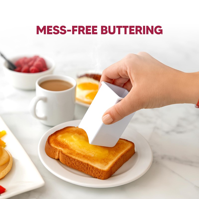 HIC Kitchen Corn Cob Butterer, BPA Free, Fits East-Coast Butter