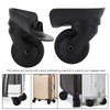 Alomejor Luggage Wheel 1 Pair A53 Swivel Wheel Replacement Luggage