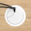 cyclingcolors Cable grommet, 58 mm, furniture, office, cable guide, cable