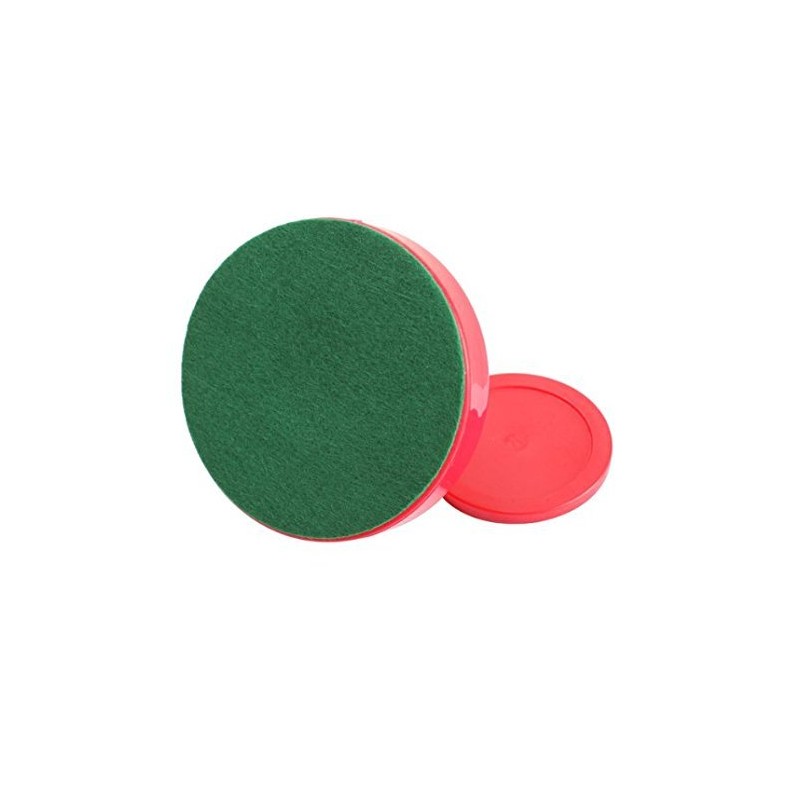 Pack of 4Pcs Plastic Air Hockey Pucks and Pushers Goal
