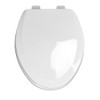 Centoco Wooden Toilet Seat Elongated, Closed Front with Cover, Residential,