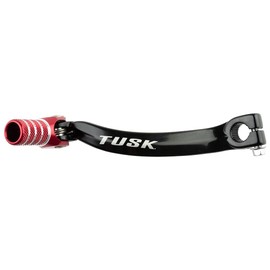 Tusk Folding Shift Lever Black/Red Tip - Fits: Honda CR125R 1983-2007