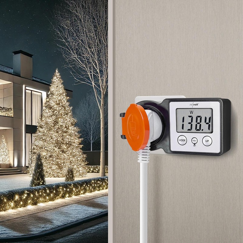 revolt Electricity Cost Meter: Outdoor Energy Cost Meter & Power