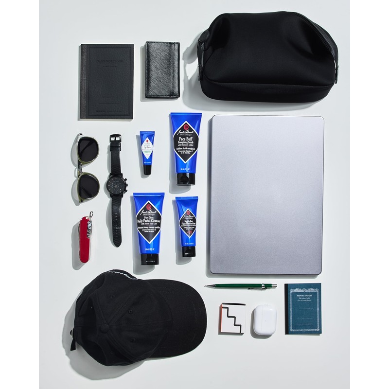 Jack Black Skin Saviors Set for Men – Face Scrub,