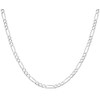 Old English Jewellers Sterling Silver 2.5mm Figaro Curb Chain Necklace