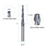 sourcing map Tapered Ball Nose End Mill CNC Router Bit,