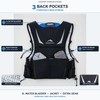 BLACK ORCA Running Vest for Women Men Hydration Vest with