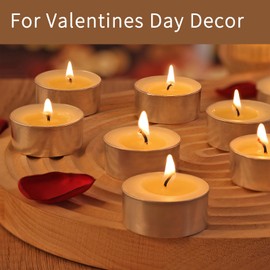 DEVI 6H Soy White Tea Lights Candles 200 Pack, Soy Tealight Candles Bulk-6 Hours Long Burning, Unscented Soy Votive Small Tea Candles-Burn Evenly, Soy Candles Bulk for Wedding Party Supplies