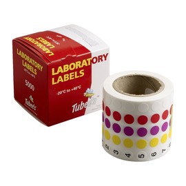 Camlab Plastics RTP/092 Tubee's Dots, 9.5 mm, Multi Coloured (Pack of 5000)