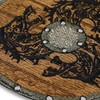 Viking Decorative Sew-On Viking Shield Iron-On Patch for Sewing/Ironing Viking
