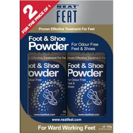 Neat Feat Foot & Shoe Powder 125g X 2