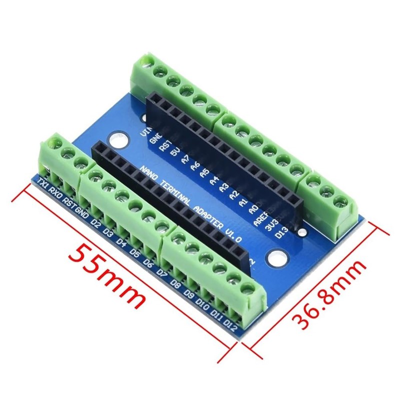 Funsto 3pcs V3.0 Controller Terminal Adapter Expansion Board Nano IO