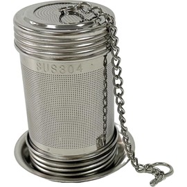 Loose Tea Steeper Extra Fine Mesh, Reusable Tea Infuser Metal, Stainless Steel Tea Infuser (Silver, One Size)