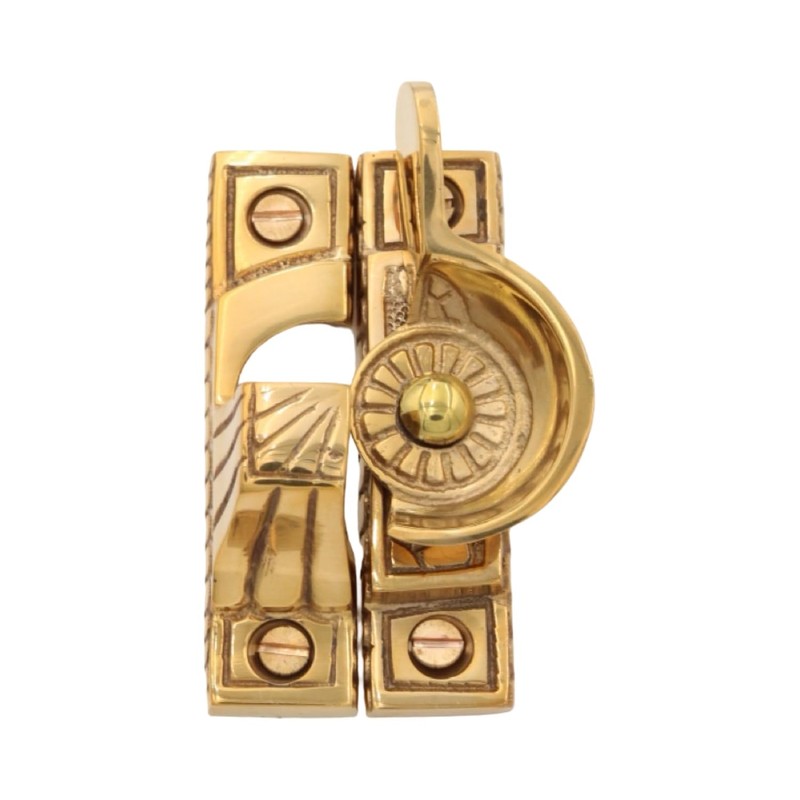 Victorian Style Window Sash Lock in Solid Brass