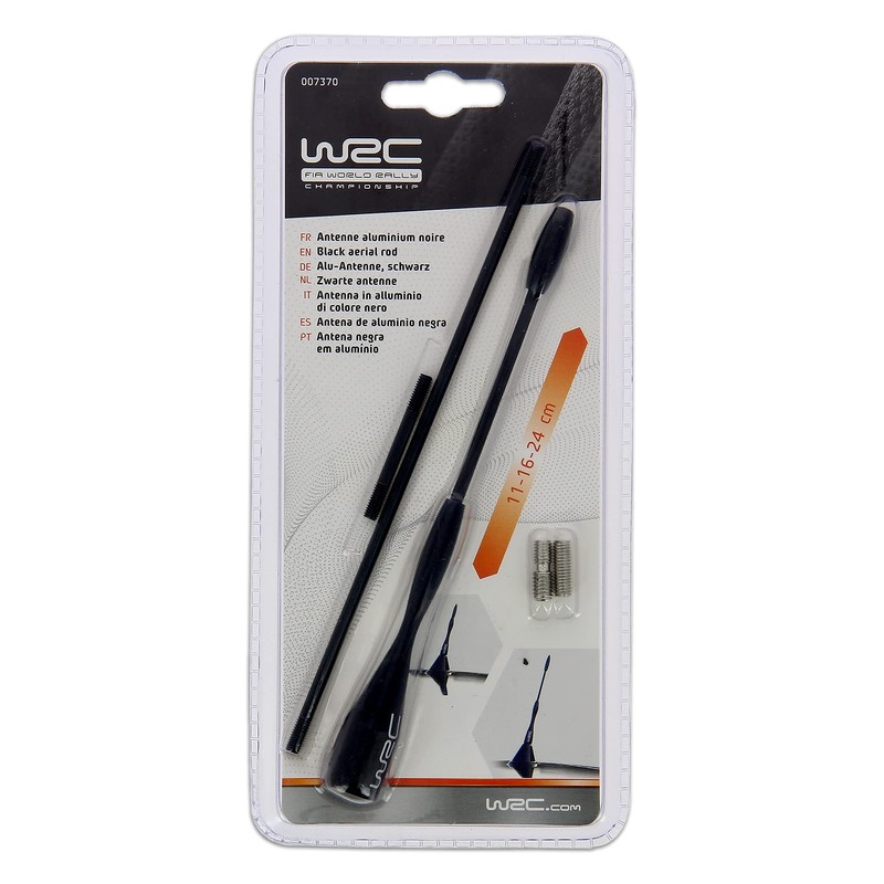 WRC 007370 Aluminium Antenna 11/16 / 24 cm Black