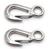 POFET Heavy Duty American Cargo Hook Hoist Hook 0.2T-304 Stainless