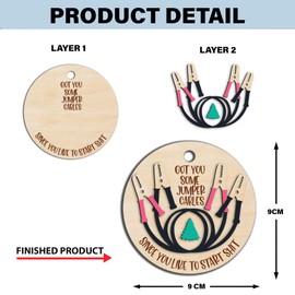 Funny Adult Christmas Ornaments, Unique for Family, Christmas Ornaments Bestfriend, Funny, Naughty Gag Gift for Adults (H1)