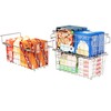 SUZLON 3Pack Adjustable Freezer Organizer Bins - Stackable & Hanging