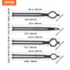 VEVOR Blacksmith Tongs, 18” 4 PCS, V-Bit Bolt Tongs, Wolf