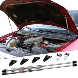 Redline Tuning 21-11003-03 Hood QuickLIFT-Elite System Compatible with Ford Edge and Lincoln MKX (Stainless Steel Struts)