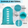 2 Pcs Large Laundry Bags, Travel Laundry Bags with Drawstring,