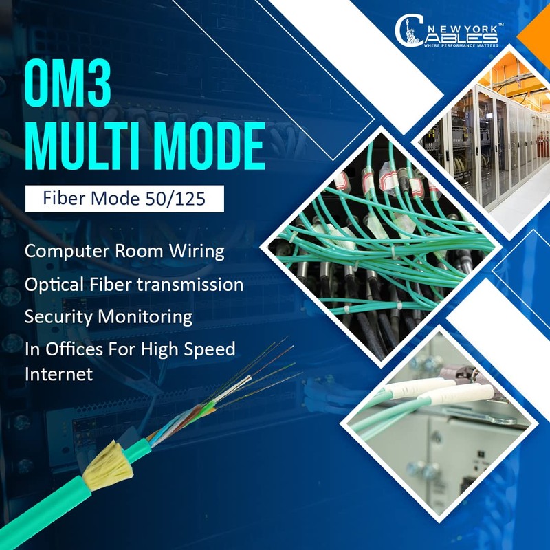 Fiber Patch Cable | SC to SC Multimode Duplex OM3