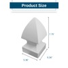 WEATHERABLES 4x4 Post Caps – Weatherproof Premium Outdoor Vinyl Post