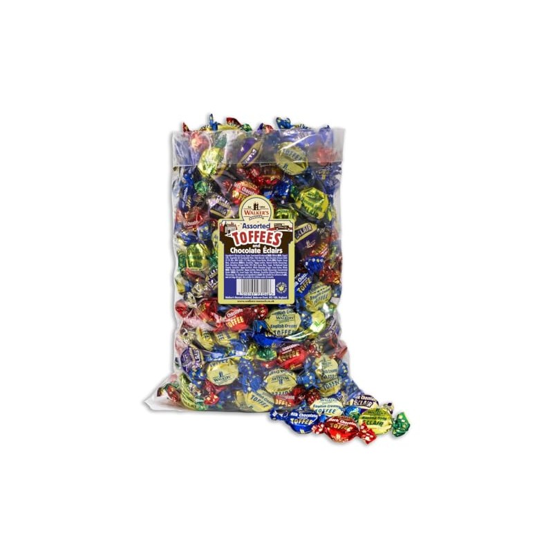 Walkers' Nonsuch Assorted Toffees & Chocolate Éclairs | 5.51 lbs