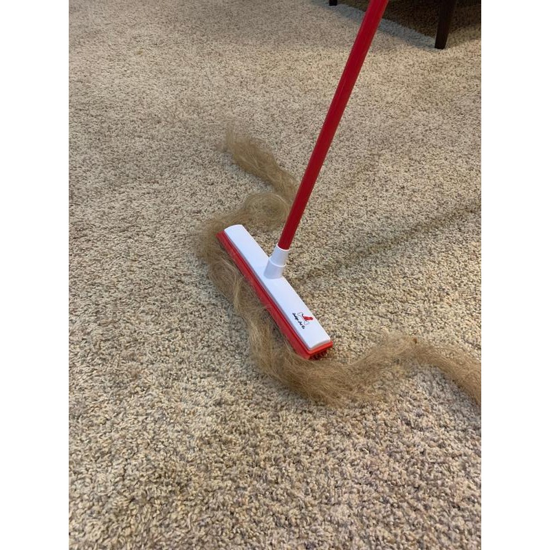 IndigoPet Hair Removal Broom - Extendable & Made with Soft