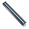 DIANQI 1Pack Terminal Block, 30A 20 Positions Dual Row Screw