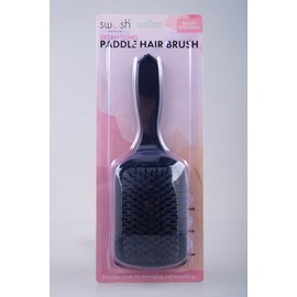 Swosh Detangling Paddle Hair Brush, Black, 24cm x 8cm