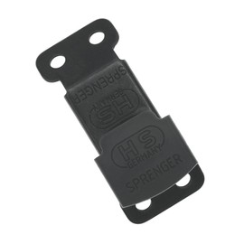 Herm Sprenger Black Stainless Steel ClicLock Buckle Quick Release Fastener for Dog Training Prong Collar for Small Medium Large Dogs Made in Germany (3.2mm)