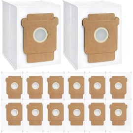 14 Pack Replacement Vacuum Bags Compatible with iRobot Roomba Q0520, 104/105 Combo, Plus 405/504/505 Combo, Max 705 Vac Clean Base Automatic Dirt Disposal Bags