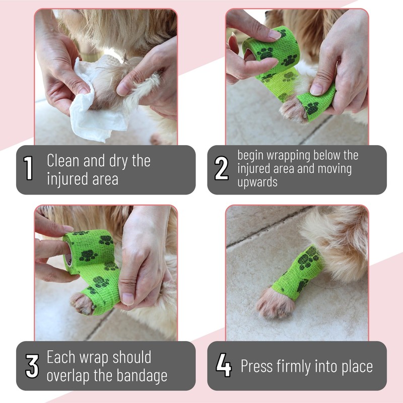 Mr. Pen- Self Adhesive Bandage Wrap, Assorted Colors, 2" x