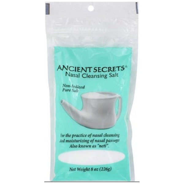 Ancient Secrets - Ancient Secrets Nasal Cleansing Pot Salt - 8 Oz (Pack of 6) - Pack Of 6