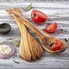 Forest Decor Salad Server Wooden Utensil Set, Olive Wood Spoon
