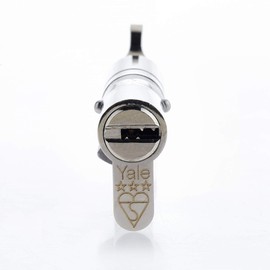 Yale P-YS3-3535NT Anti-Snap 3 Star Euro Tumbturn Cylinder, High Security, 35:35 (70mm), Nickel Finish