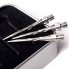 CUESOUL 3 Pcs 2BA Titanium Conversion Steel Tip Points For