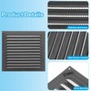 PATIKIL 12x12" Gable Vent Cover, Exterior Wall Outlet Vent Cover
