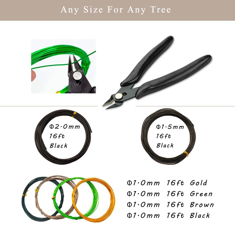 PEEORNT Bonsai Tree Tools Kit, 22 PCs Bonsai Tools Set