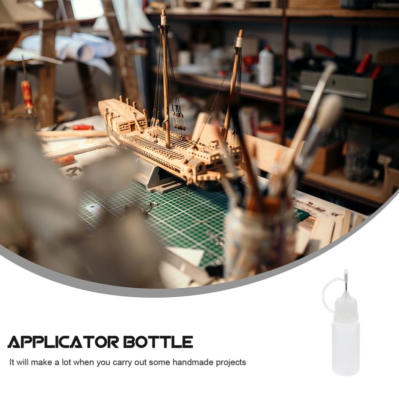 VILLCASE 10 Aplicador de Punta de Precisión: 10 ml Botella