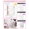 GOKEI A6 Size Transparent Binder Sticker Notebook Mini [Binder×1 piece,