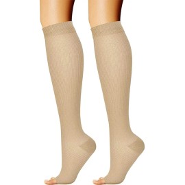 Pack De 3 Calcetines De Compresión Hasta La Rodilla Con Punt