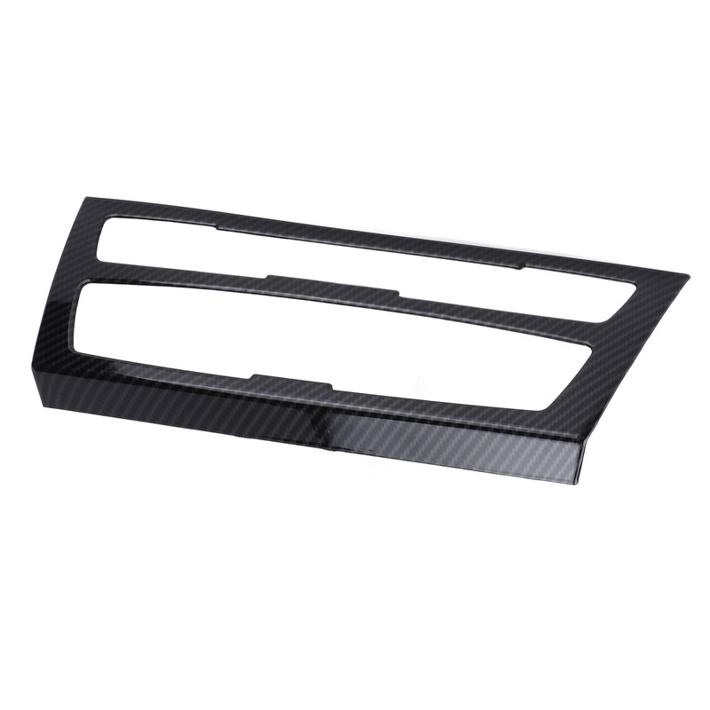 Air Conditioning Button Frame Carbon Fiber Texture Panel Trim Replacement