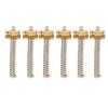 6Pcs Brass Compensated, Saddles Set for TL Tailpiece Telecaster Guitar