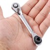 Bestgle 1/4" Mini Ratchet Wrench 72 Tooth Drive Socket and